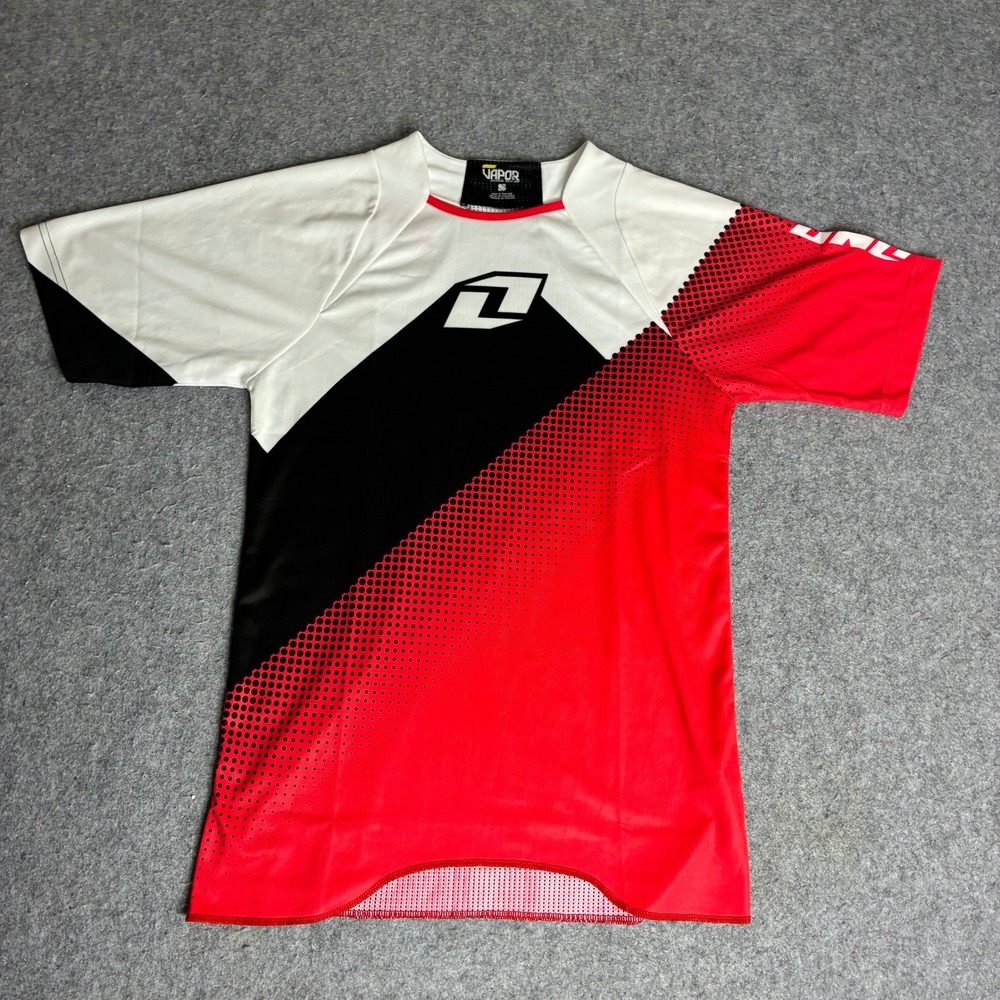One Industries Vapor Motocross Jersey Mens S Short Sleeve Red White Black Racing